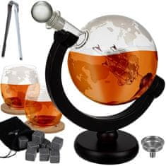 UNBRANDED Karafa - globus - set za viski Malatec 22553 