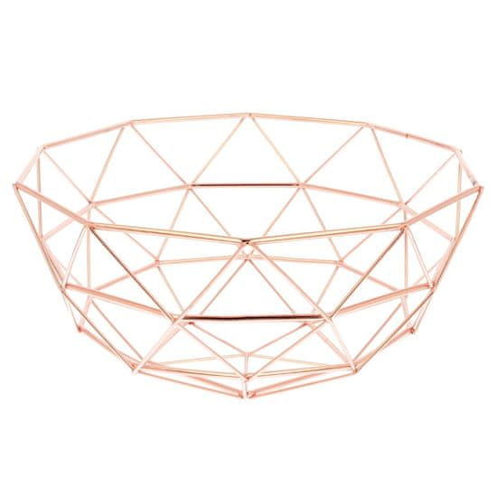 shumee KOŠARA ZA SADJE 28cm ROSEGOLD BRUNBESTE BB-1710