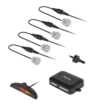 shumee Zadnji parkirni senzorji za vzvratno vožnjo LED IP67 Peiying LED zaslon 4 kosi