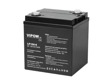 slomart VIPOW 6V 100Ah Gel akumulator