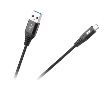 shumee USB - USB kabel micro REBEL 50 cm črn