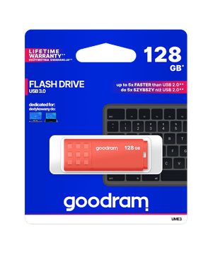 shumee Oranžni pogon Goodram 128 GB USB 3.0 UME3
