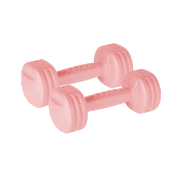 shumee Bitumenske dumbbells 2x1kg dumbbells set za vaje REBEL