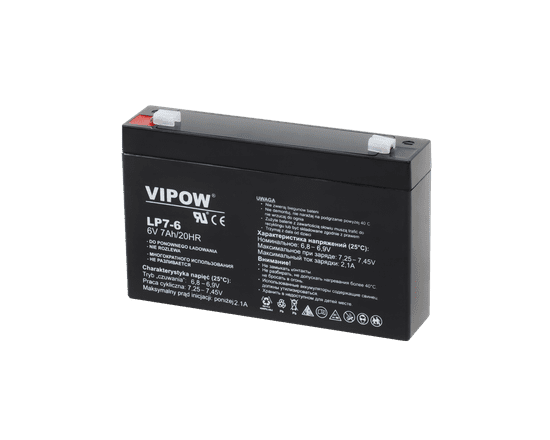 shumee Gel baterija VIPOW 6V 7Ah