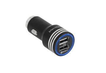shumee Avtopolnilec 2xUSB 5V/2.4A Quick Charge 3.0 Kruger&Matz