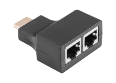 shumee HDMI/2xRJ45 podaljšek kabel 30m