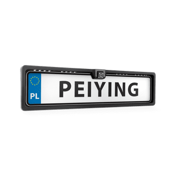 Peiying Avtomobilska kamera za vzvratno vožnjo nočni vid v okvirju registrske tablice Peiying