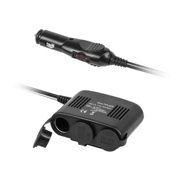 LP Razdelilnik za vtičnico za vžigalnik cigaret x3 z glavno vtičnico za vžigalnik cigaret