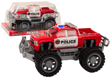 slomart Policijski terenski pickup, rdeč