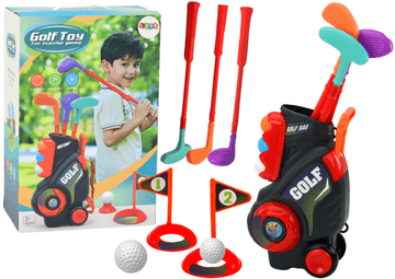 slomart Mini Golf Set za Otroke z Vozičkom na Kolesih