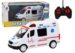 shumee Daljinsko vodeno reševalno vozilo RC Ambulantne luči Zveni belo