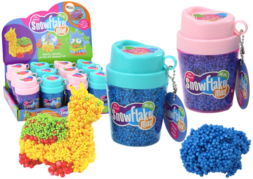 slomart LEAN TOYS Squishy masa iz stiropornih kroglic, nebesko modra