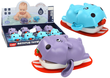 slomart LEAN TOYS Igrača za kopanje, plavajoči hipo na deski