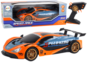 slomart LEAN TOYS Športni avto na daljinsko vodenje 1:10 oranžen