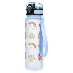 BAAGL Steklenička za pitje iz Tritana Mavrično rdeča, 500 ml