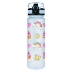 BAAGL Steklenička za pitje iz Tritana Mavrično rdeča, 500 ml