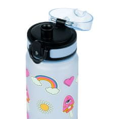 BAAGL Steklenička za pitje iz Tritana Mavrično rdeča, 500 ml