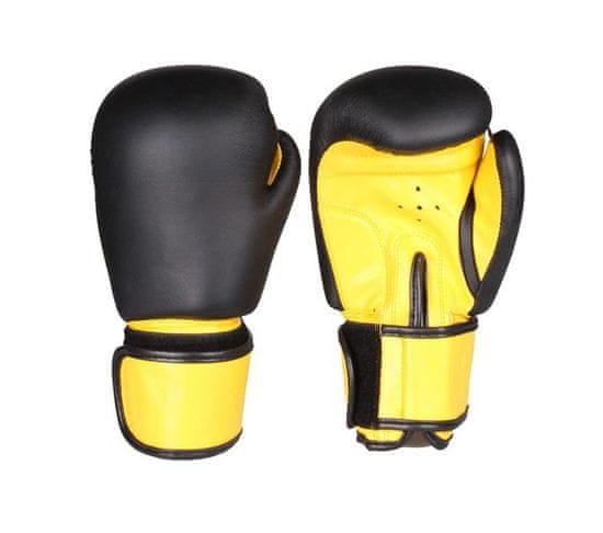 Merco Boksarske rokavice Fighter črno-rumene 14 oz