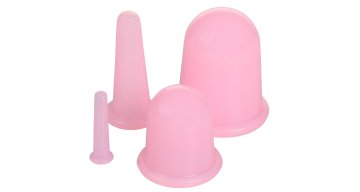 Merco Skodelice 4Pack Silikonske masažne skodelice roza