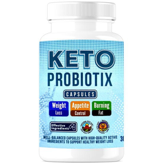 NGS Keto Probiotix prehransko dopolnilo zdravo hujšanje hujšanje zmanjšanje telesne maščobe prehrana 30 kapsul