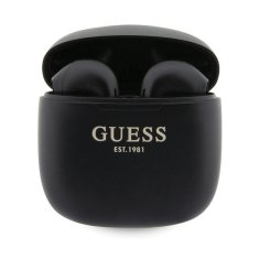 shumee Guess True Wireless Script Logo BT5.3 - slušalke TWS + polnilna torbica (črna)