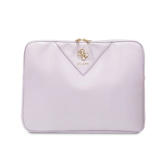 shumee Guess Triangle 4G Sleeve - etui za prenosni računalnik 13" / 14" (vijoličen)