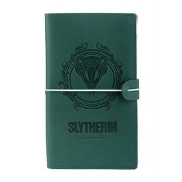 shumee Harry Potter - Slytherin usnjen potovalni zvezek 12x19,6 cm (zelen)