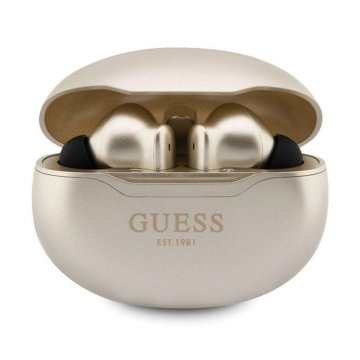 shumee Guess True Wireless Classic EST BT5.3 - TWS slušalke + polnilna torbica (zlata)
