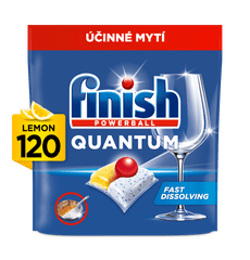 Quantum All in 1 kapsule za pomivalni stroj Lemon Sparkle, 120 kosov