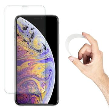 HURTEL Zaščitno steklo iz kaljenega stekla Flexi hybrid 9H za iPhone 14 Max in 13 Pro Max
