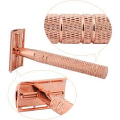 Netscroll Moška in ženska britvica, eleganten dizajn za natančno britje, ergonomski ročaj, primerna za vse tipe kože, dolga življenjska doba, TheRazor