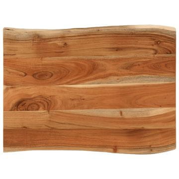 Vidaxl vidaXL Mizna plošča 70x60x3,8 cm akacijev les naravni rob