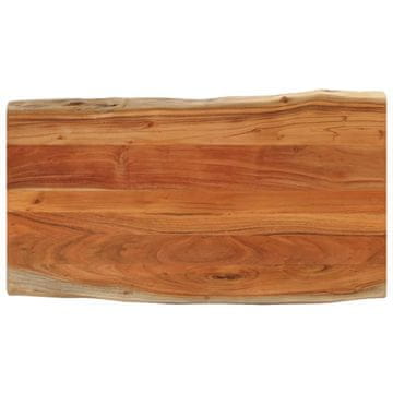 Vidaxl Mizna plošča 110x60x3,8 cm pravokotna akacija naraven rob