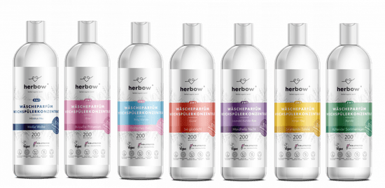 HERBOW Super PAKET Parfum / koncentrirani mehčalec za perilo 2v1 1000ml, za 200 pranj