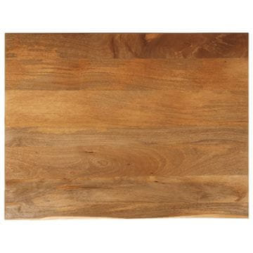 shumee Mizna plošča z naravnim robom 100x80x3.8 cm trden mangov les
