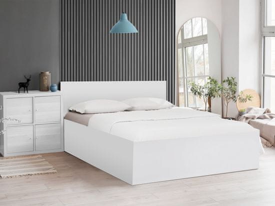 Ljubki dom Postelja SOFIA 90 x 200 cm, bela Posteljno dno: Brez posteljnega dna, Vzmetnica: Brez vzmetnice