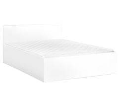 Ljubki dom Postelja SOFIA 120 x 200 cm, bela Posteljno dno: Lamelno posteljno dno, Vzmetnica: Vzmetnica Deluxe 10 cm