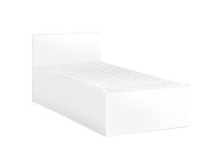 Ljubki dom Postelja SOFIA 90 x 200 cm, bela Posteljno dno: Letveno posteljno dno, Vzmetnica: Brez vzmetnice
