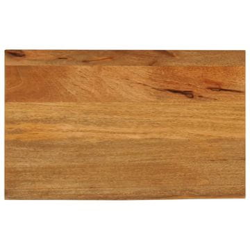 shumee vidaXL Mizna plošča z naravnim robom 60x20x3,8 cm trden mangov les