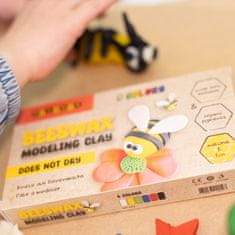 Medenka Plastelin iz čebeljega voska za otroke 1+ (6 barv) 240g