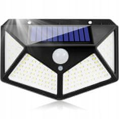LUMILED Solarni reflektor LED vrtna fasadna svetilka VERIS 6500K IP65 PIR