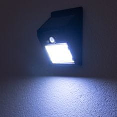 LUMILED Solarni reflektor LED vrtna fasadna svetilka HARIO 6500K IP44 PIR
