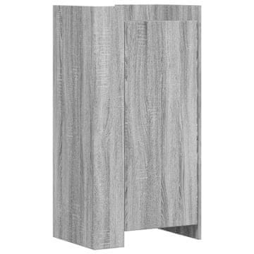 Vidaxl Omarica za čevlje siva sonoma 52x37,5x100 cm inženirski les