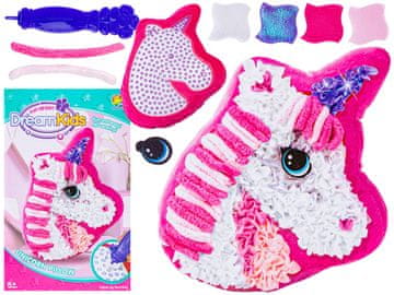 shumee Ustvarjalni komplet vezenine, maskota, šivalni pliš, okrasna blazina DIY SAMOROG