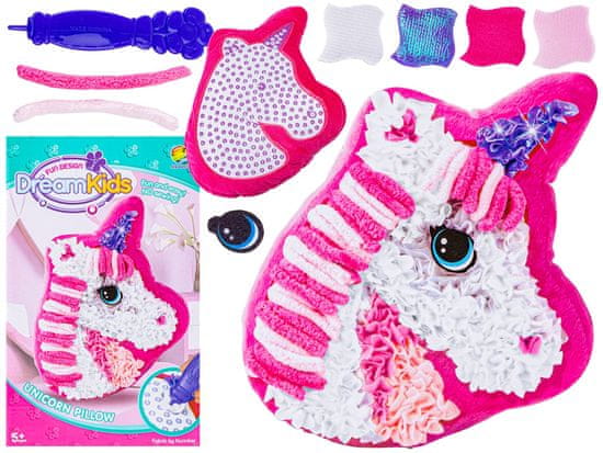 shumee Ustvarjalni komplet vezenine, maskota, šivalni pliš, okrasna blazina DIY SAMOROG