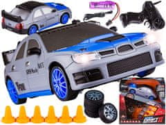 shumee Drift Car, Auto RC Drift 1:24 2,4 GHz 4WD SREBRNA