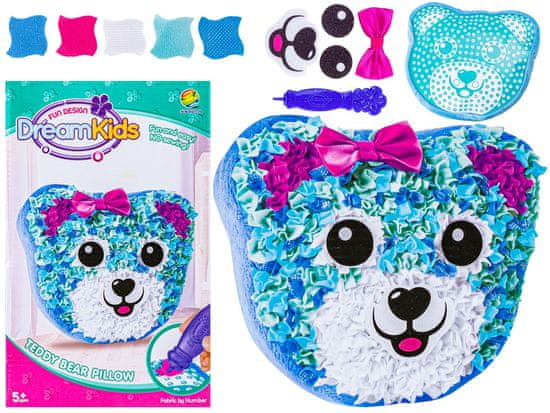 shumee Ustvarjalni komplet kompleta za vezenje, maskota, plišasta žival za šivanje, okrasna blazina DIY, MEDVEDEK, MEDVEDEK