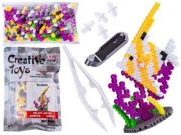 shumee Likalne perle 3D različica, šablona RIBA, KORALNI GREBEN, torbica, torba za likanje