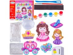 shumee Ustvarjalni komplet Ustvari magnet, DIY Cast PRINCESS, PRINCESS, KOČIJA, KRONA Naredi sam