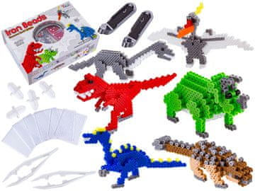 shumee Likalni stroj, likalne perle, 3D DINOZAVRI Set 3000 kosov